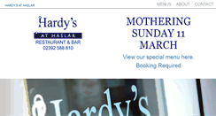 Desktop Screenshot of hardys-catering.co.uk